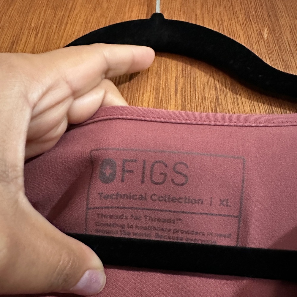 Figs Mauve Scrub SET - Picture 4 of 9